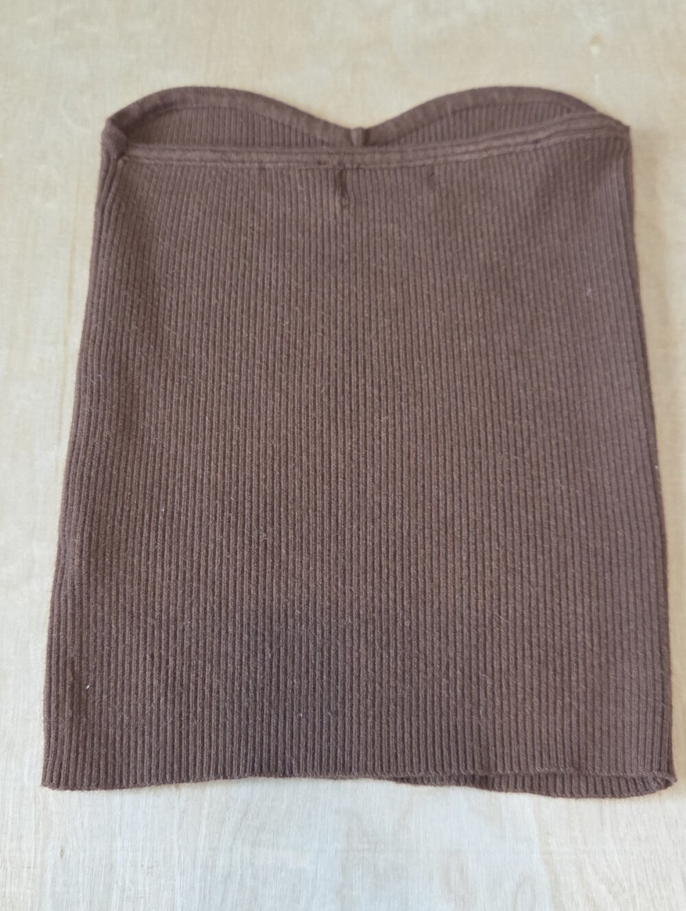 Edikted Knit Tube Top Brown - Picture 3 of 10